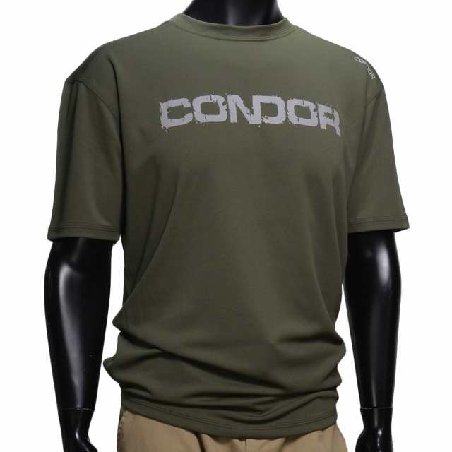 Condor 半袖tシャツ Maxfort ロゴマーク 101076 オリーブドラブ L