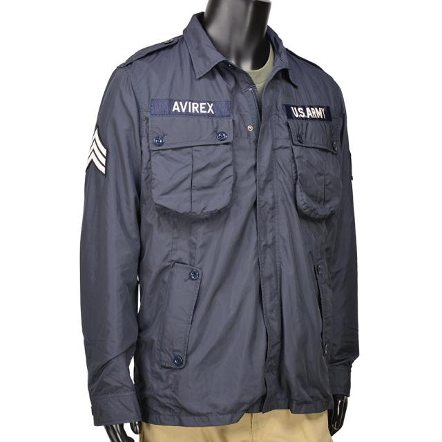 Avirex ミリタリージャケット ジャングルファティーグ ポリエステル ネイビー Lサイズ l の通販はau Pay マーケット レプマート