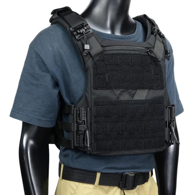 AGILITE プレートキャリア K19 レーザーカットMOLLE [ ブラック
