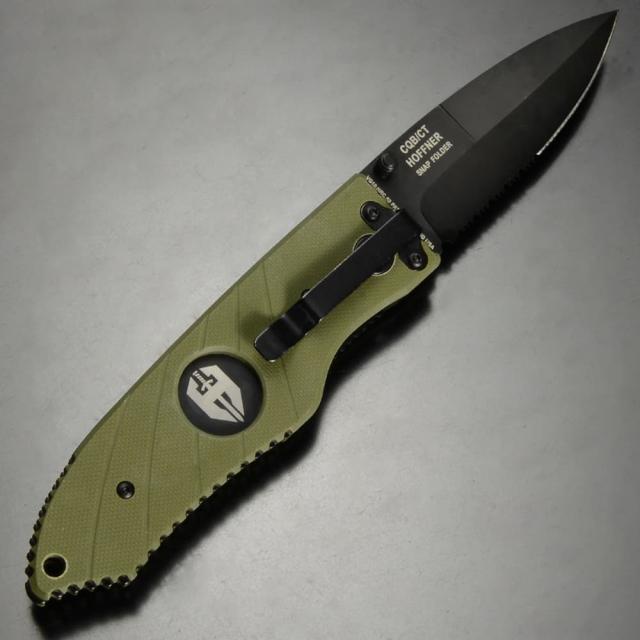 Hoffner Knives 折りたたみナイフ Snap 日本製V-10ステンレス ATA01 [ ブラック&グリーン ][bata25r] Hoffner Knives 折りたたみナイフ Snap 日本製V-10ステンレス ATA01
