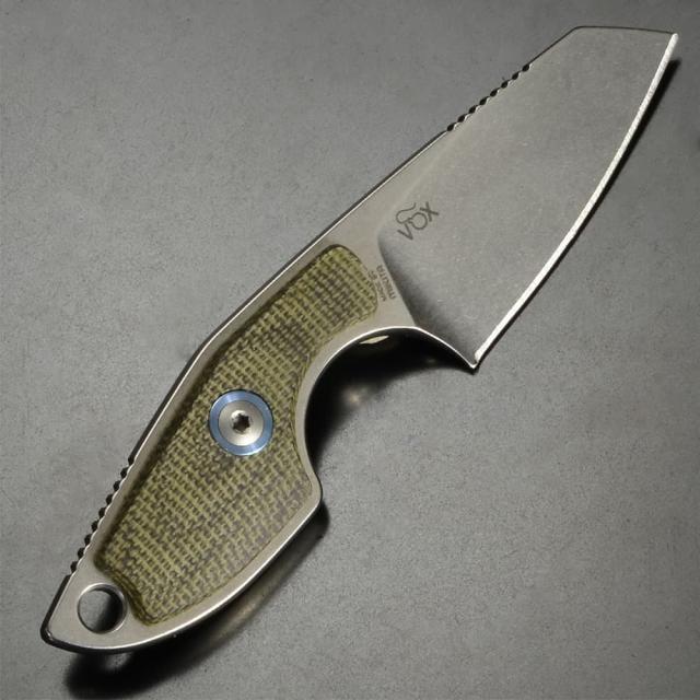 MKM アウトドアナイフ Mikro2 固定刃 グリーン MKMR02GC[bmkmr02gcr]の