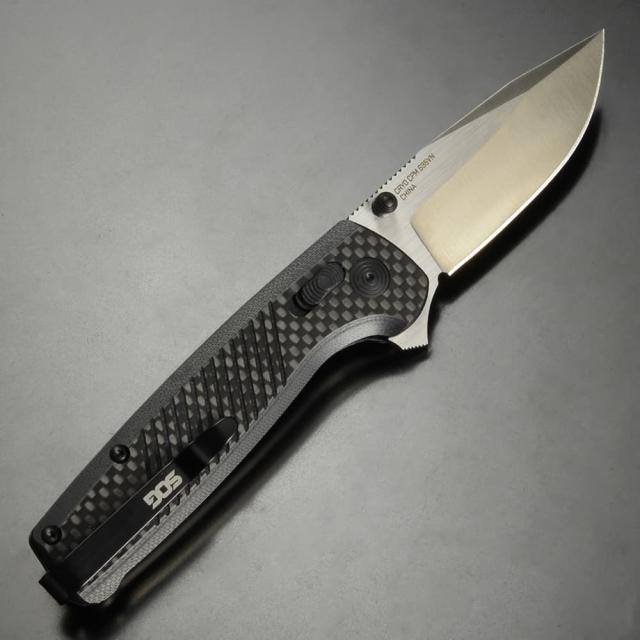 SOG 折りたたみナイフ Terminus XR S35VN 独自ロック機構 TM1025BX