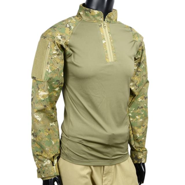SRVV コンバットシャツ TRIARIUS SHIRT ST リップストップ生地 ロシア製 [ SURPAT Savanna / Mサイズ ][csttrrssasm]_1