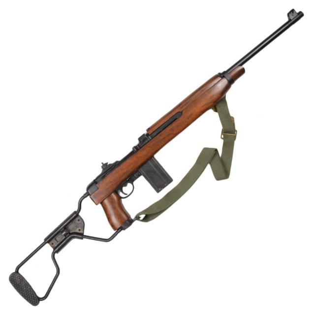 モデルガン　us カービン銃 DENIX モデルガン M1A1パラトルーパーカービン 装飾銃 スリング付 1131
