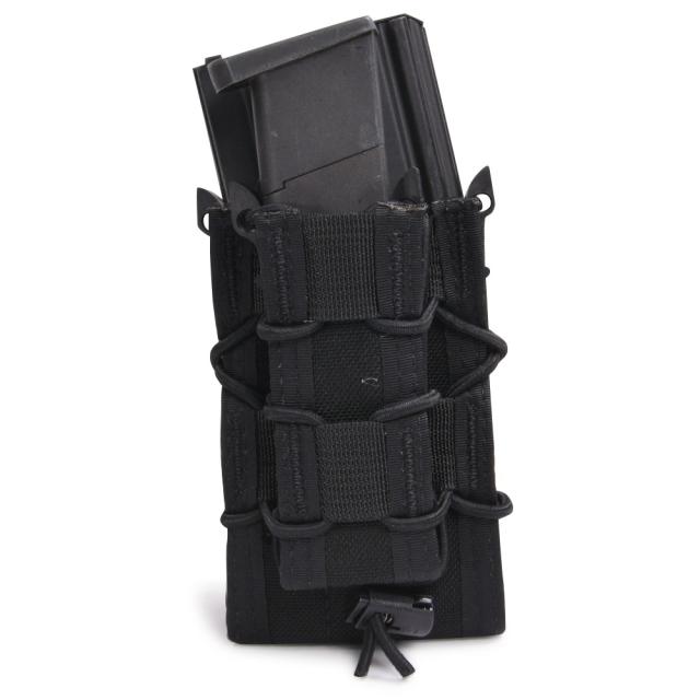High Speed Gear ライフル&amp;拳銃用マグポーチ TACO LT ダブルデッカー M4/AK/7.62mm/9mm/45口径 軽量 17DD00 [ ブラック ][hsg17dd00bk]_1