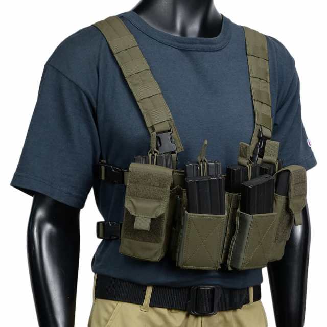 WARRIOR ASSAULT SYSTEMS パスファインダー チェストリグ M4マグ8本収納可 [ レンジャーグリーン ][pcrrg]の通販は