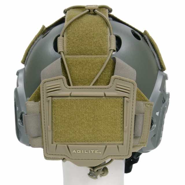 AGILITE ヘルメットアクセサリープラットフォーム BRIDGE ベルクロ付き  [ タン ][ra00793]の通販は