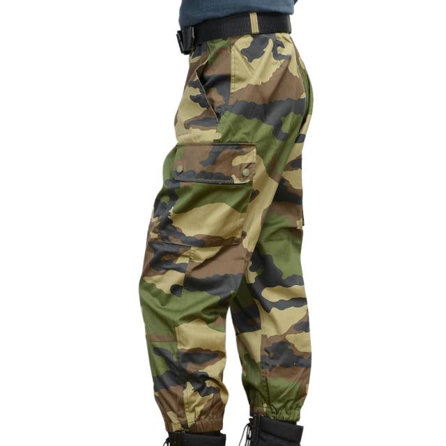 フランス軍放出品 コンバットパンツ CCE迷彩 小サイズ [ 76C / 可 ][ra10272]_1