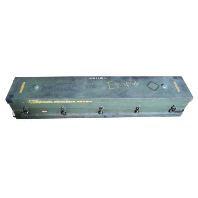 アメリカ軍放出品 ミサイルコンテナ AGM-114 ヘルファイアミサイル用 トランスポートボックス[ra14404]_1
