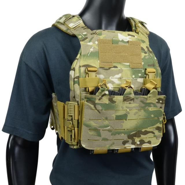 プレートキャリア 1000Dナイロン製 レーザーカットMOLLE