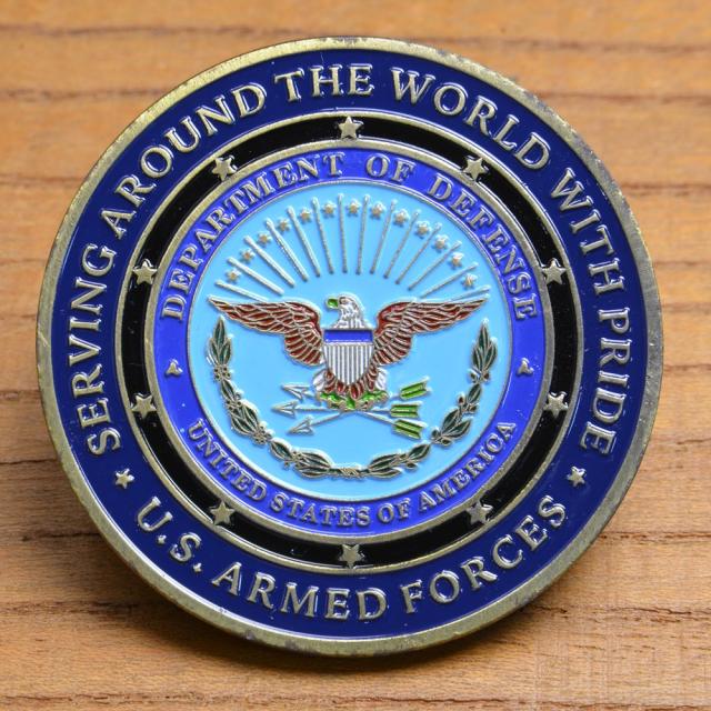 アメリカ四軍チャレンジコイン Amazon.co.jp: チャレンジコイン 紋章 アメリカ海軍省 記念