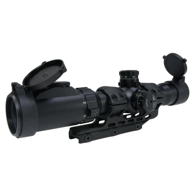 LEAPERS UTG ライフルスコープ 1-8X28mm マウント付き MRC