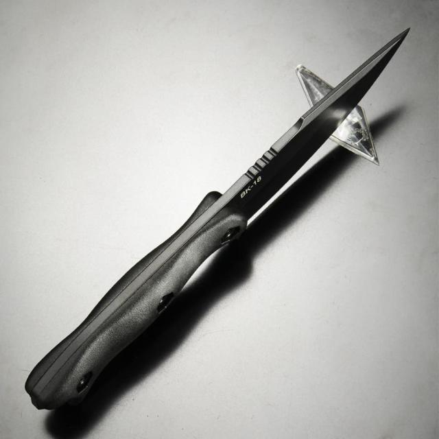 KA-BAR アウトドアナイフ Becker Black Harpoon ハープーン 固定刃 フルタング 樹脂製シース付属 BK18 [ ブラック ][bkr18bk]_2