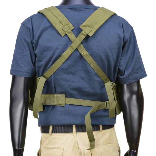 CONDOR OUTDOOR チェストリグ 7Pocket M16マガジン6本 CR [ オリーブ