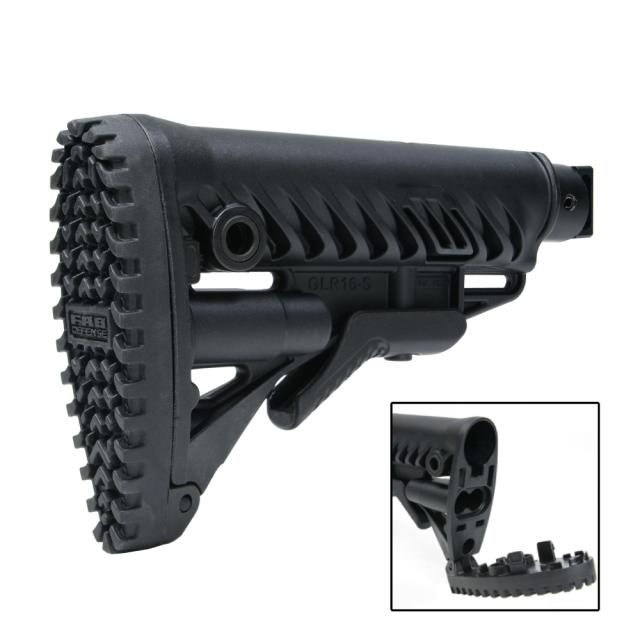FAB Defense バットストックキット SAIGA 12/9用 折り畳み式 GLR-16装着済み M4-SAIGA[fxm4saiga]_2