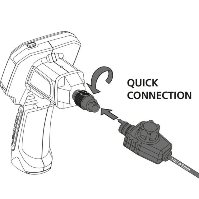 UMAREX Laserliner 内視鏡用カメラケーブル ArcView カメラ先端可動 082.214A[ra18570]の通販は