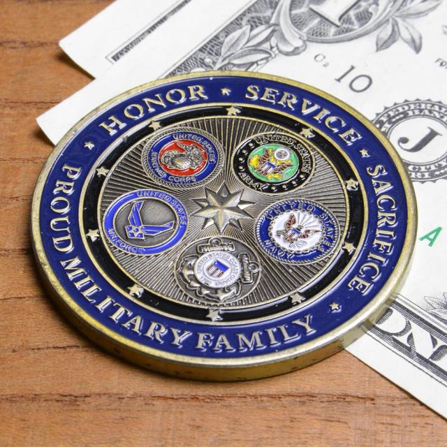 アメリカ四軍チャレンジコイン ミリタリーショップ レプマート / チャレンジコイン 紋章