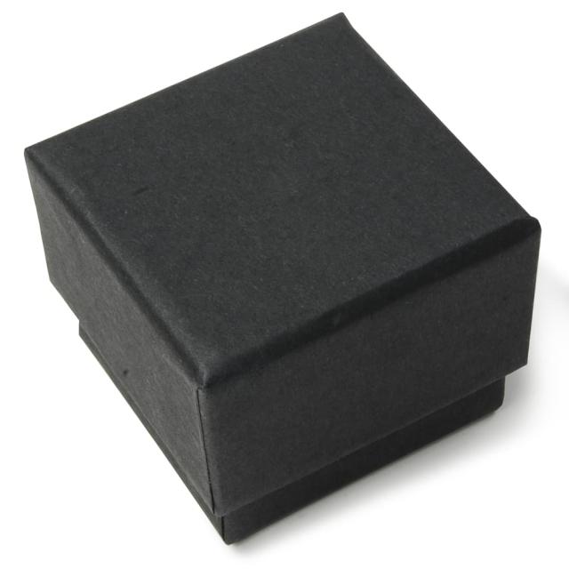ギフトボックス 貼り箱 5×5×4cm アクセサリーケース [ ブラック / 100個セット ][rev439826_100set]