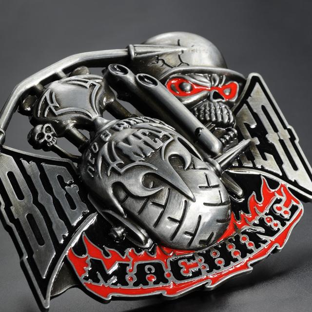 ベルトバックル MACHINE スカル[rev445599]の通販はau PAY マーケット