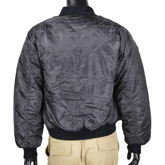 Rothco フライトジャケット MA-1 [ ブラック / XLサイズ ][ro7324xl]の