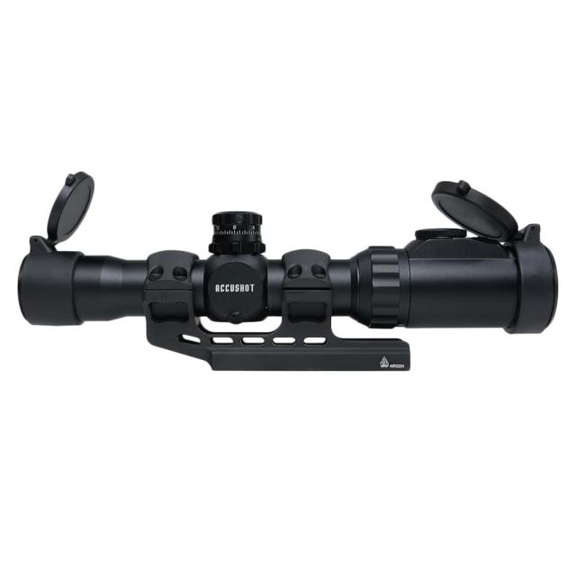 LEAPERS UTG ライフルスコープ 1-8X28mm マウント付き MRC