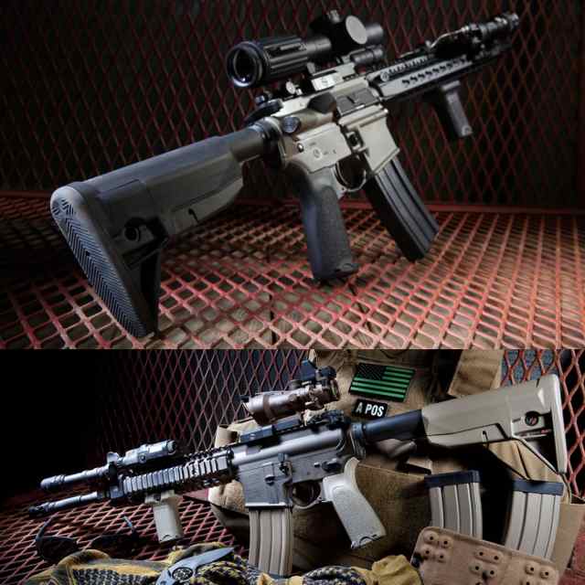 BCM ガンファイターストック GUNFIGHTER Mod.0 M4/AR15用 [ ブラック