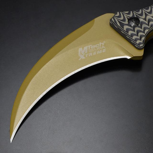 MTech Xtreme カランビットナイフ G-10ハンドル MX-8140BN[bmtx8140bnr