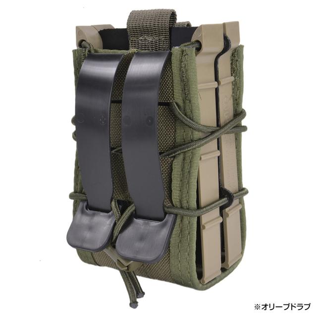 High Speed Gear ライフルマガジンポーチ TACO X2R 前後2連 M4/AK/7.62mm NATO 112R00 [ ブラック ][hsg112r00bk]_3