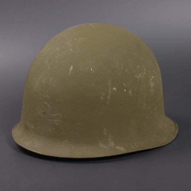 フランス軍放出品 M1951 スチールヘルメット 前期型 二層構造 並品 仏 