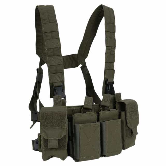 WARRIOR ASSAULT SYSTEMS パスファインダー チェストリグ M4マグ8本収納可 [ レンジャーグリーン ][pcrrg]の通販は