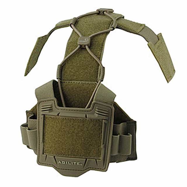 AGILITE ヘルメットアクセサリープラットフォーム BRIDGE ベルクロ付き  [ タン ][ra00793]の通販は