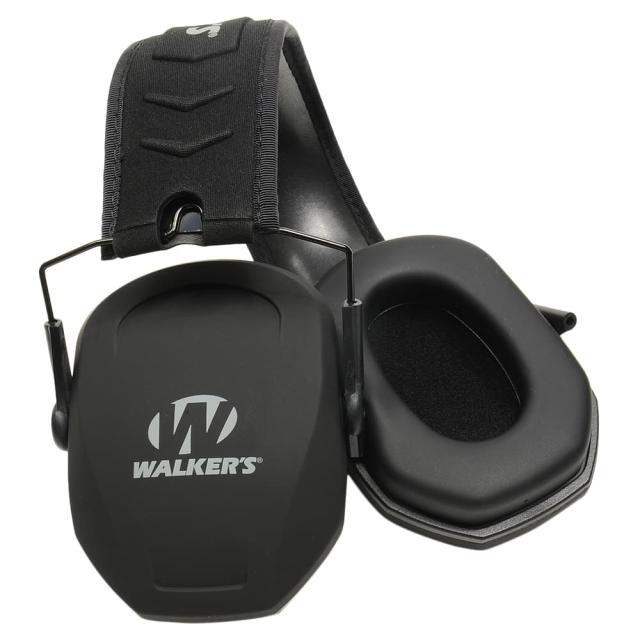 WALKERS 防音イヤーマフ RAZOR SLIM PASSIVE MUFF 折り畳み式 ブラック