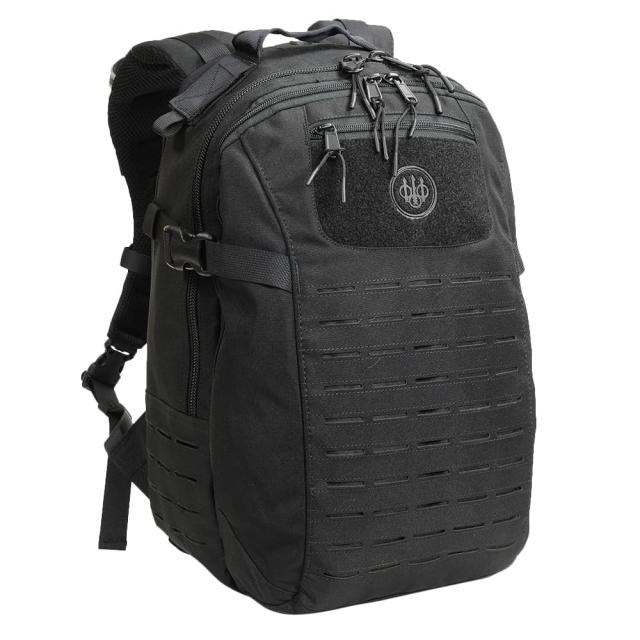 BERETTA ブラック バッグ 中型 仕切り付き BERETTA タクティカルバックパック MOLLE レーザーカット 容量