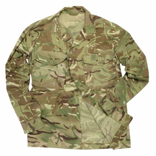 イギリス軍放出品 コンバットジャケット MTP迷彩 BDU ボタン留め [ 180