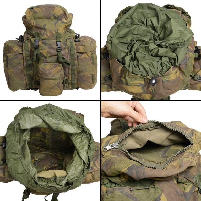 イギリス軍放出品 バックパック DPM迷彩 MOLLE対応 サイドポーチ搭載