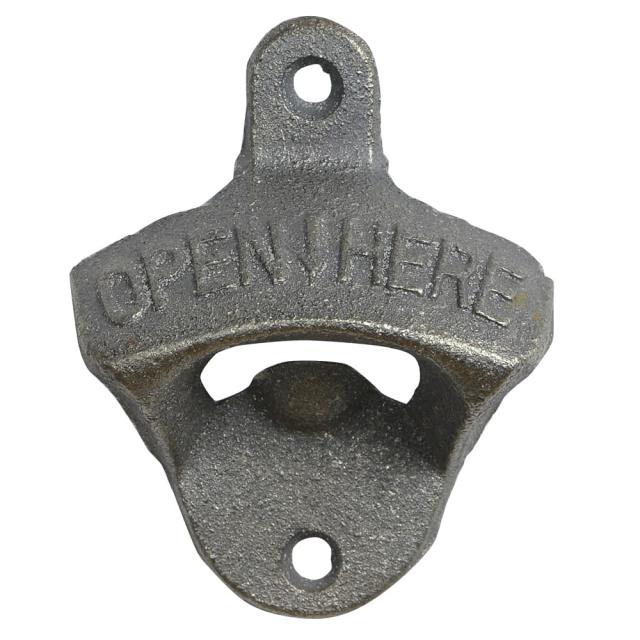 ボトルオープナー 壁付け型 アンティーク調 栓抜き [ 小 ][ra11592]の