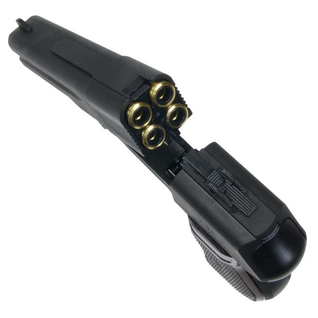 マルシン COP 2019 ロング Xカート ABS シルバー（ガスガン 本体 6mm） Marushin ガスガン COP2019 ロングバレル Xカートリッジ HW ブラック