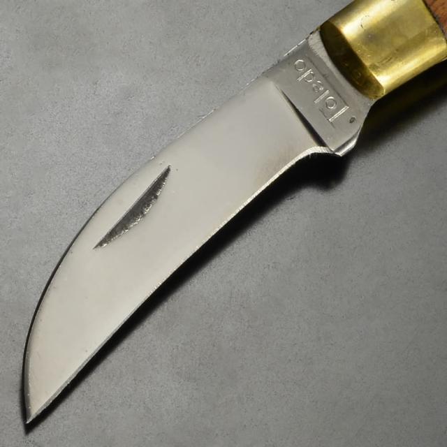 ハンドメイド 折りたたみナイフ 木製ハンドル Sheep foot[ra18304]の