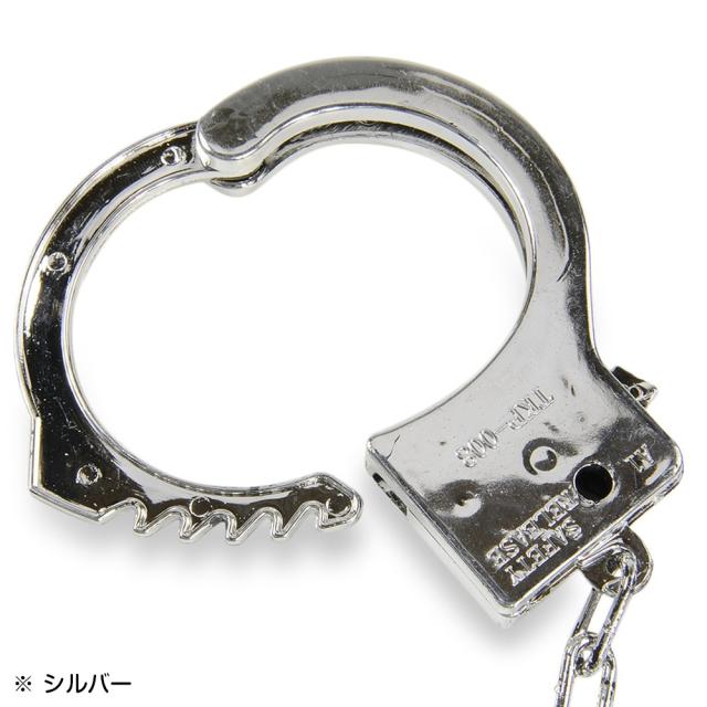 おもちゃ手錠 プラスチック 鍵付き [ ブラック ][rev50626]の通販はau