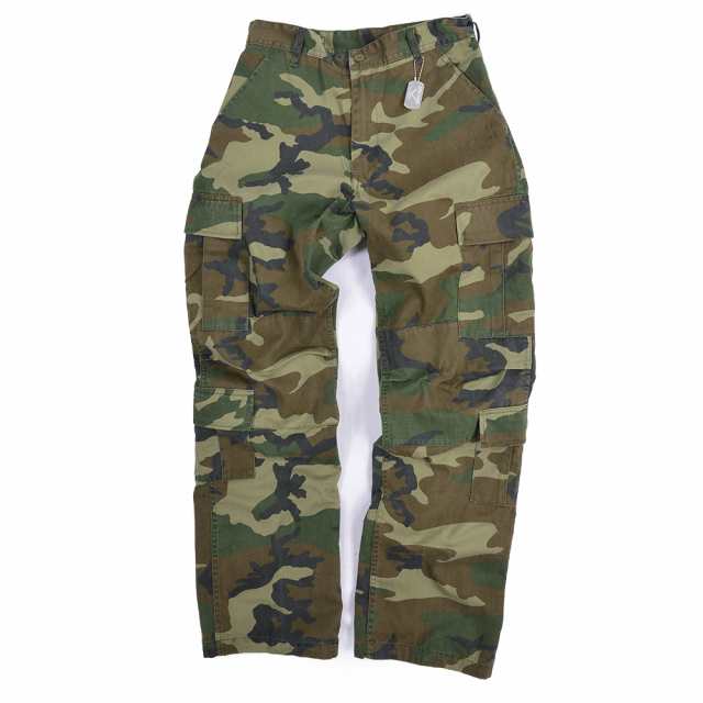 ロスコ ビンテージ加工 8ポケットカーゴWoodland CAMOカモXS 新品