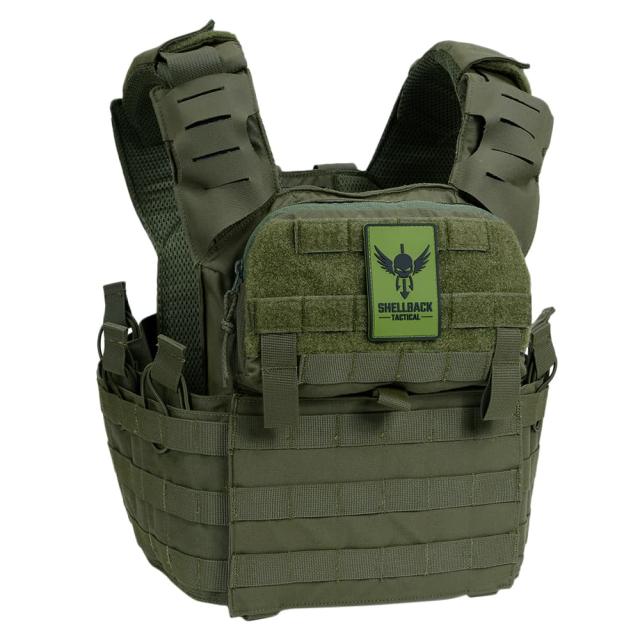 SHELLBACK TACTICAL バンシー エリート2.0 プレートキャリア Black_Front__08246.1679604582.