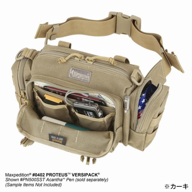 MAXPEDITION ウエストバッグ Proteus Versipack 0402 [ ブラック