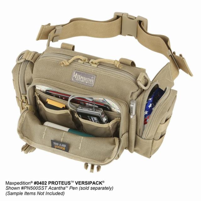 MAXPEDITION ウエストバッグ Proteus Versipack 0402 [ カーキ ][402k