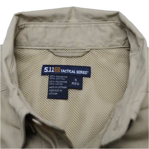 5.11タクティカル 長袖シャツ 72175 カーキ [ Mサイズ ][411430]の通販は