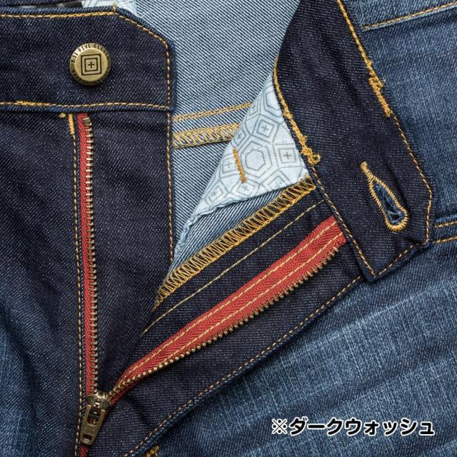 5.11 Tactical ストレッチジーンズ Defender メンズ スリムフィット 74465 [ 32×30 / ティンテッドウォッシュ ][74465585w32l30]_4