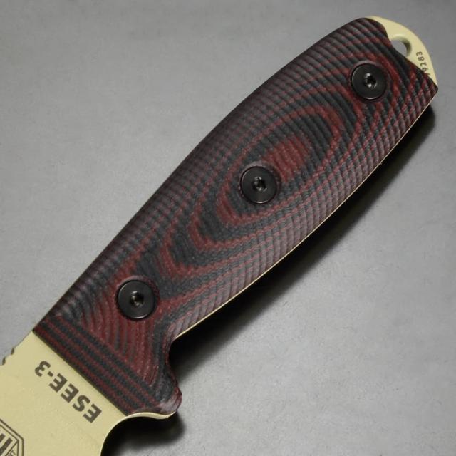 ESEE アウトドアナイフ Model 3 デザート 3Dハンドル 3PMDT-004[bes3pmdt004r] ESEE アウトドアナイフ Model 3 デザート 3Dハンドル 3PMDT-004