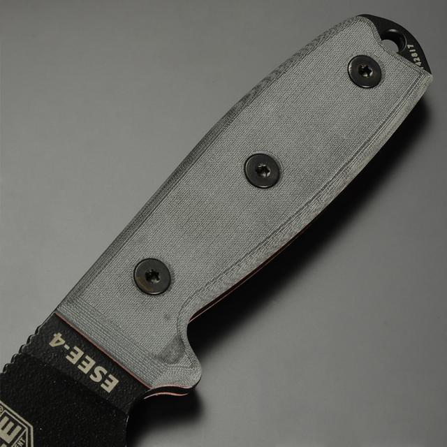 ESEE アウトドアナイフ Model4 プレーンエッジ フルタング構造 ES4PB