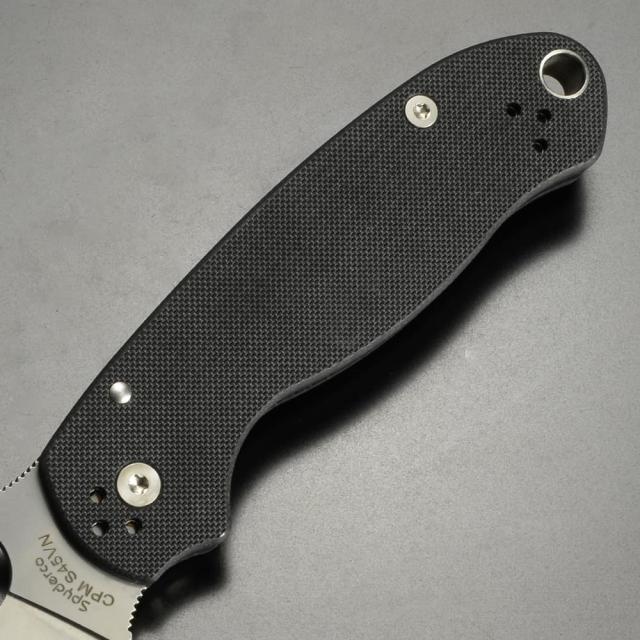 Spyderco 折りたたみナイフ Para3 サテンブレード G-10 コンプレッションロック 半波刃 C223G[bsc223gpsr]_4