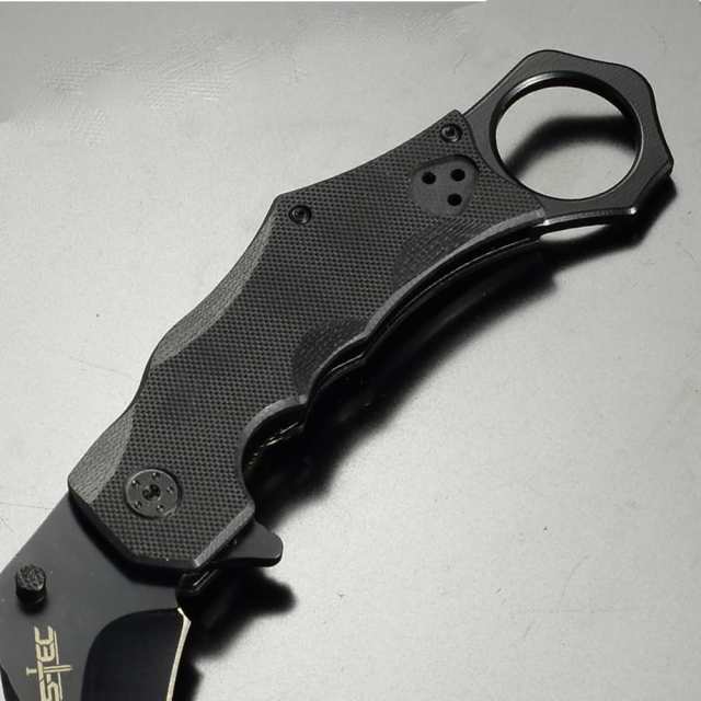 S-TEC カランビットナイフ 折りたたみ式 G10素材 カイデックス