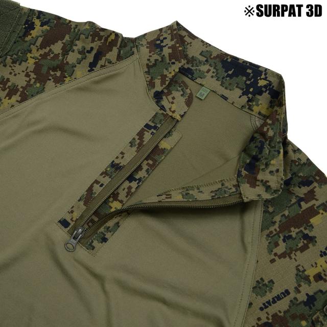 SRVV コンバットシャツ TRIARIUS SHIRT ST リップストップ生地 ロシア製 [ SURPAT Savanna / Mサイズ ][csttrrssasm]_4
